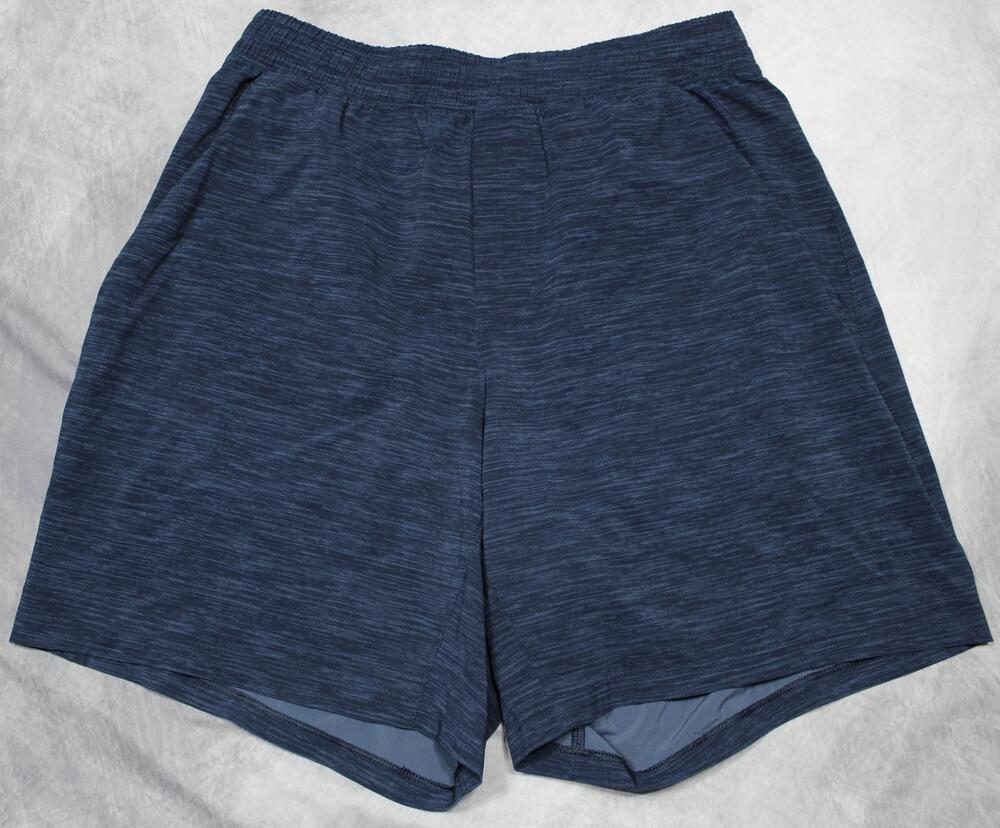 Lululemon Shorts Mens Medium Blue Inseam Lined Running Athletic Quick Dry